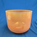 [4700] Orange Sapphire Infused Quartz Crystal Singing Bowl | 10" | 3A-13 | 218 Hz