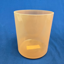 [4714] Orange Sapphire Infused Quartz Crystal Singing Bowl | 6" | 4A#-17 | 461 Hz