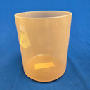 [4716] Orange Sapphire Infused Quartz Crystal Singing Bowl | 6" | 4G+3 | 392 Hz