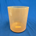 [4726] Orange Sapphire Infused Quartz Crystal Singing Bowl | 7" | 4E -32 | 323 Hz