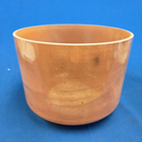 [4740] Orange Sapphire Infused Quartz Crystal Singing Bowl | 9" | 4 F -23 | 344 Hz