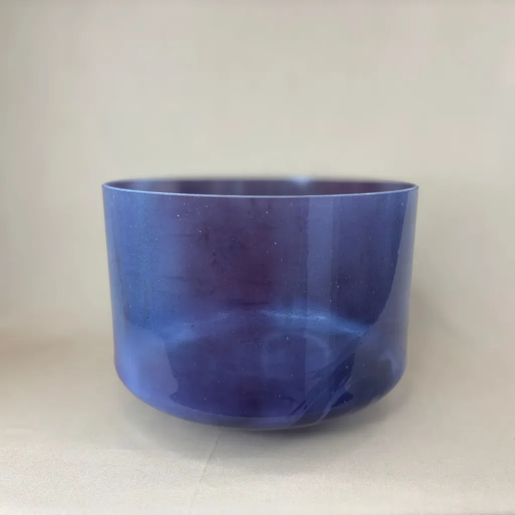 [789] Purpurite Quartz Crystal Singing Bowl | 9" C Note | A=432 Tuning | #789