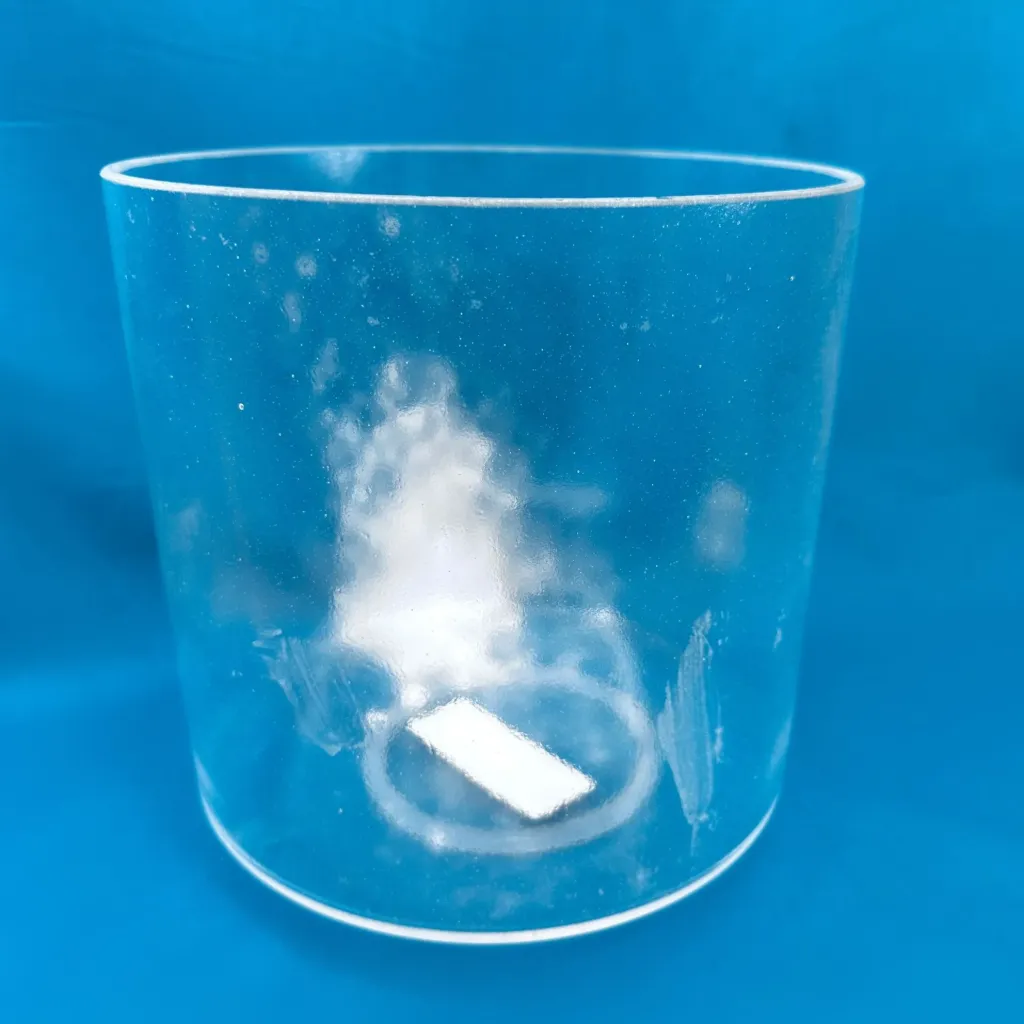 [378] Vibrational Cleanse Herkimer Diamond Quartz Crystal Singing Bowl | 7" E Note | C=528 Tuning | #378