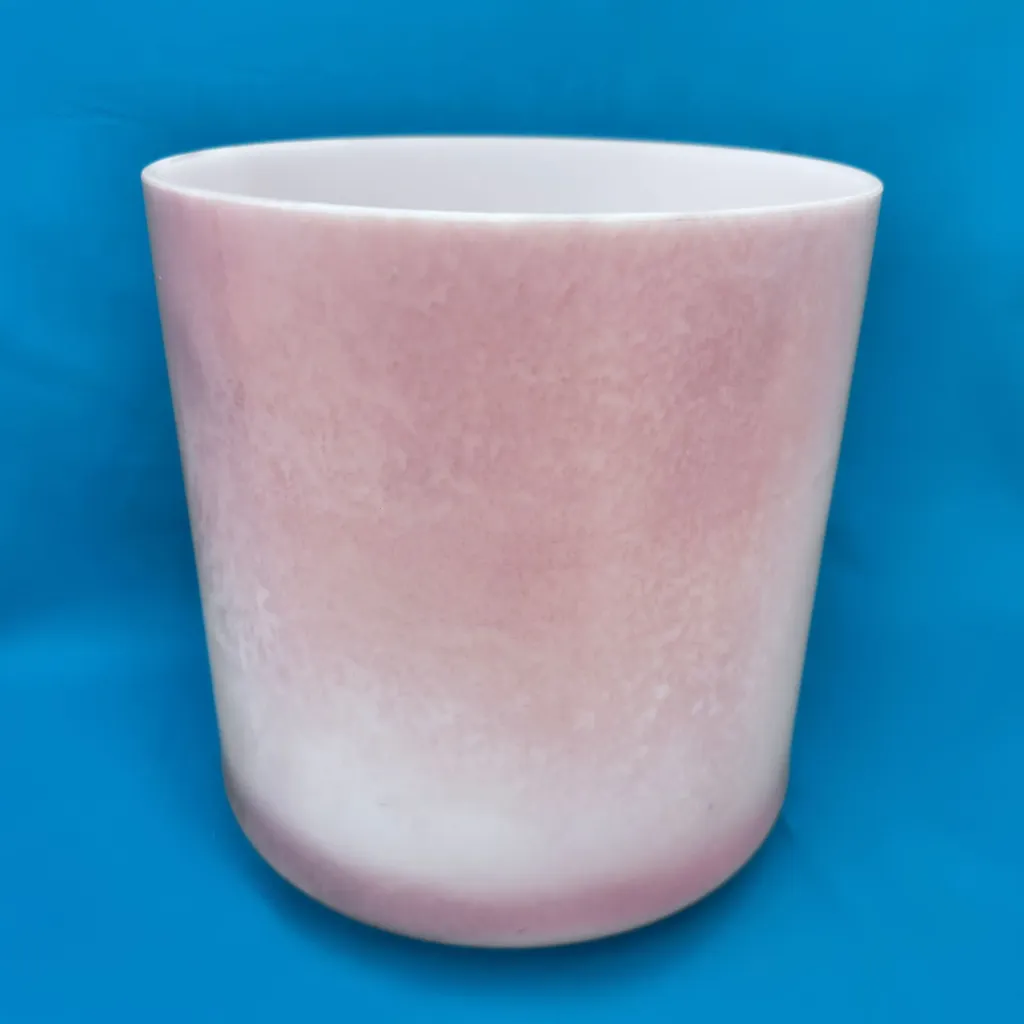 [596] Halite Quartz Crystal Singing Bowl | 7" E Note | #596
