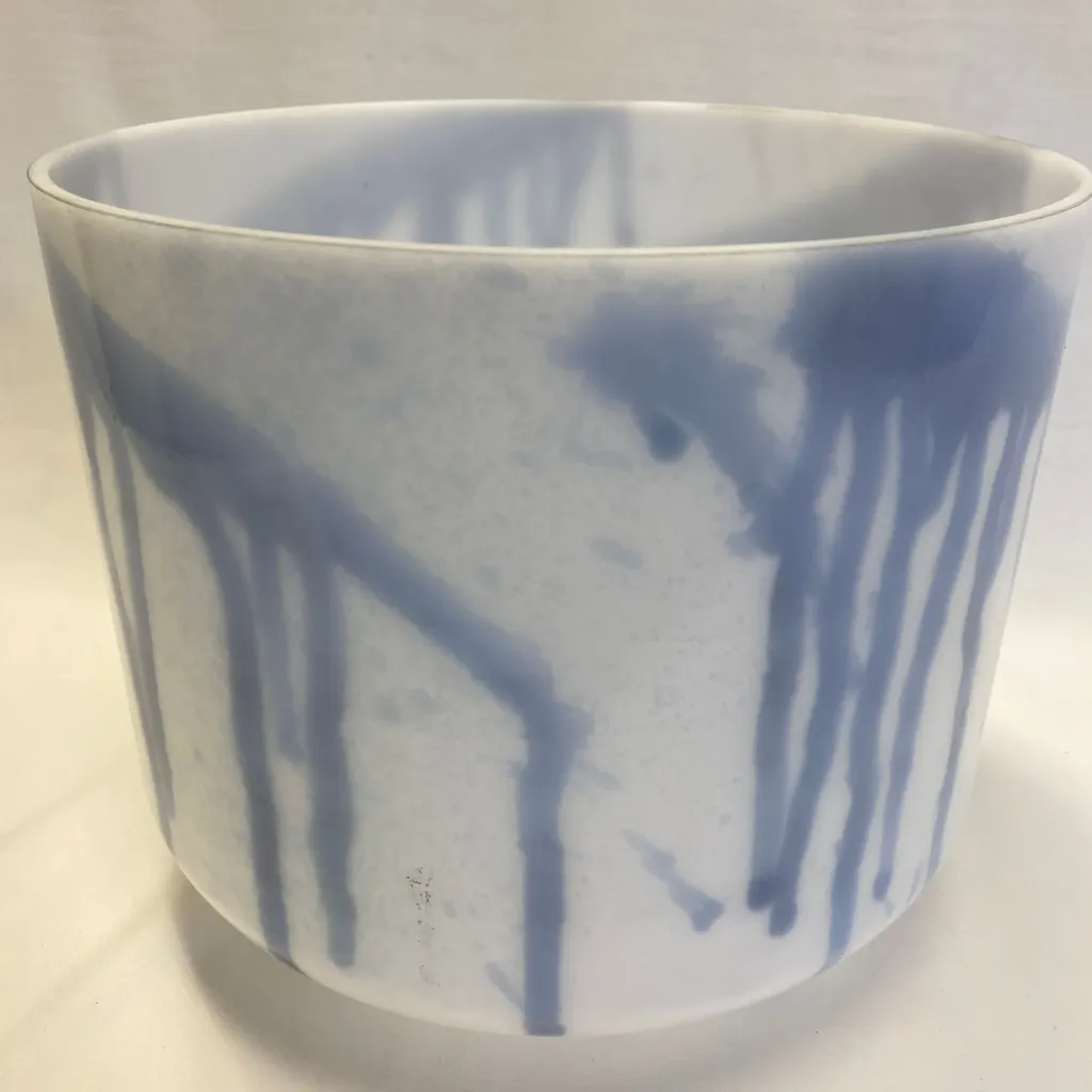 Lavender Flower Quartz Crystal Singing Bowl | 10" A# Note (+44) | Uplift Frequencies | #428