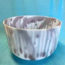 Lepidolite Quartz Crystal Singing Bowl | 12" F Note (+43) | Uplift Frequencies | #482
