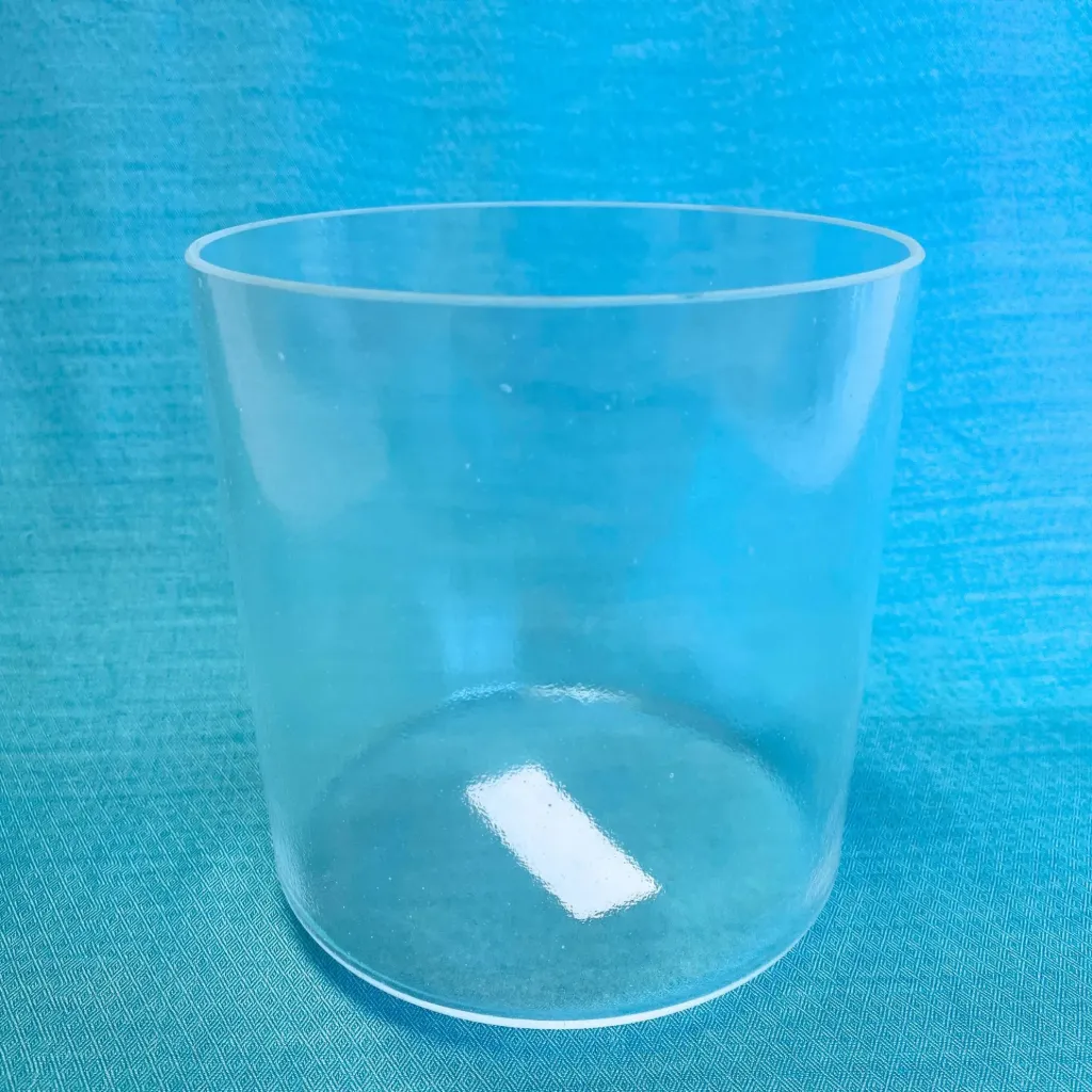 [497] Clear Quartz Crystal Singing Bowl | 6" G# Note (-46) | Grounding Frequencies | #497