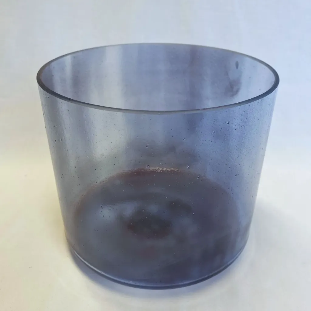 Purpurite Quartz Crystal Singing Bowl | 6.5" F# Note (+35) | Uplift Frequencies | #558
