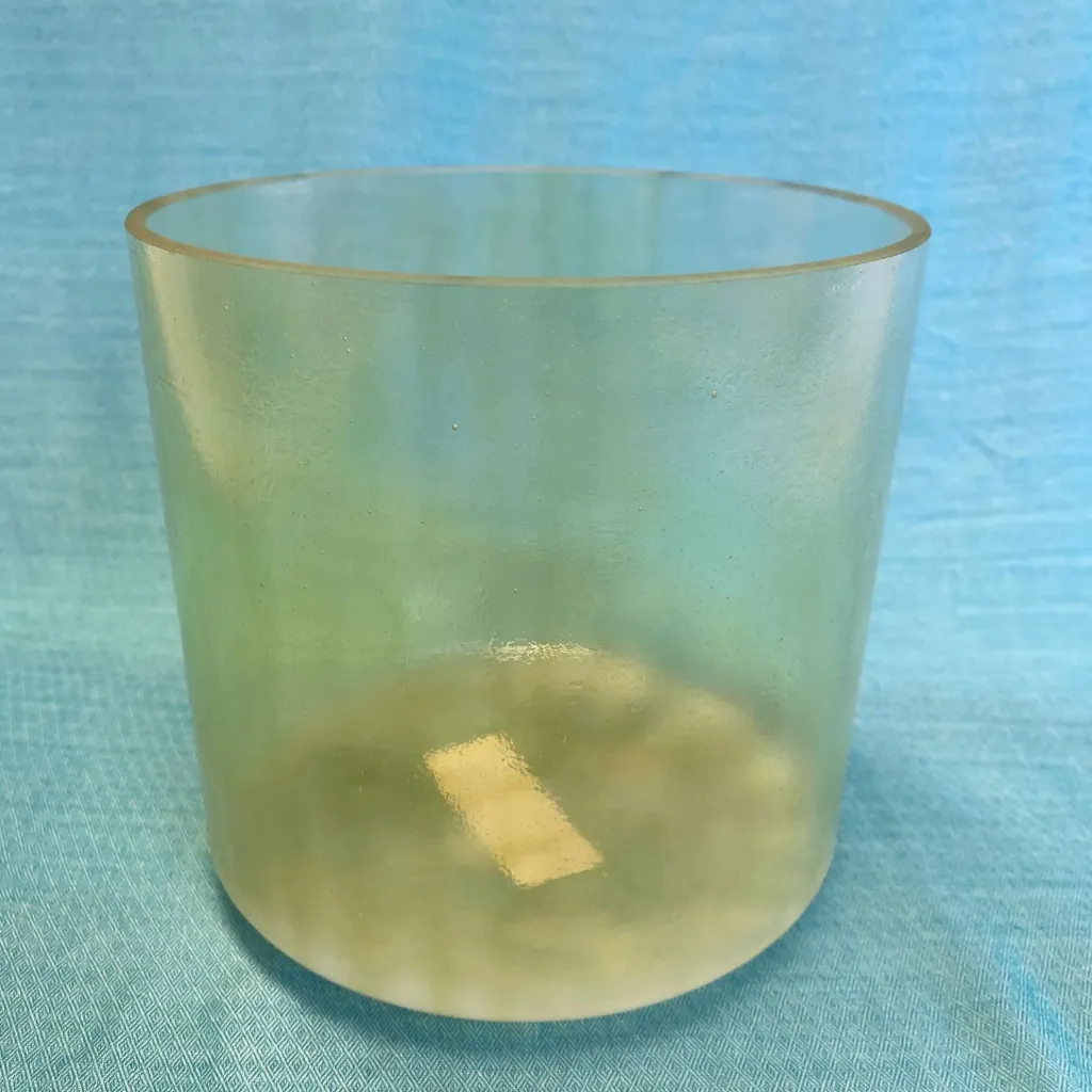 [560] CFC Tea Quartz Crystal Singing Bowl | 6.5" G# Note (+17) | C=528 Tuning | #560