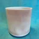 Halite Quartz Crystal Singing Bowl | 6.5" F Note (+18) | C=528 Tuning | #740