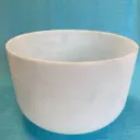 Opaque Quartz Crystal Singing Bowl | 12" F Note (+39) | Uplift Frequencies | #882