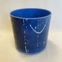 Lapis Lazuli Quartz Crystal Singing Bowl | 6.5" A# Note (0) | Concert Pitch | #900