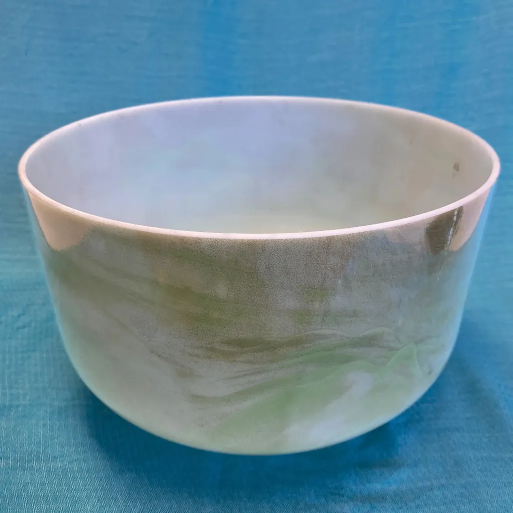 [1835] Mali Garnet Quartz Crystal Singing Bowl | 12" F# Note (-5) | Concert Pitch | #1835