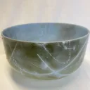 Apatite Quartz Crystal Singing Bowl | 12" F# Note (-15) | Grounding Frequencies | #1896