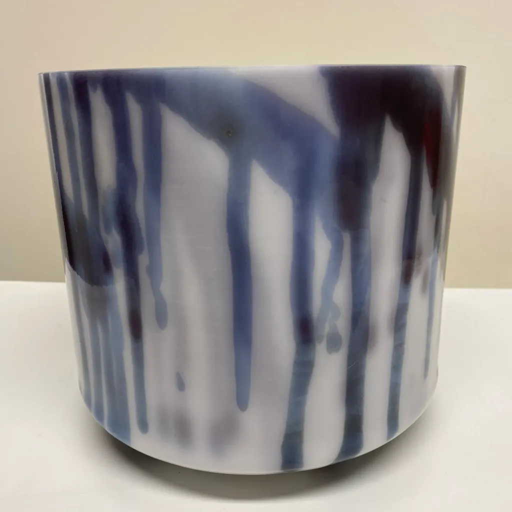 [687] Lavender Flower Quartz Crystal Singing Bowl | 6" A Note (+15) | C=528 Tuning | #687