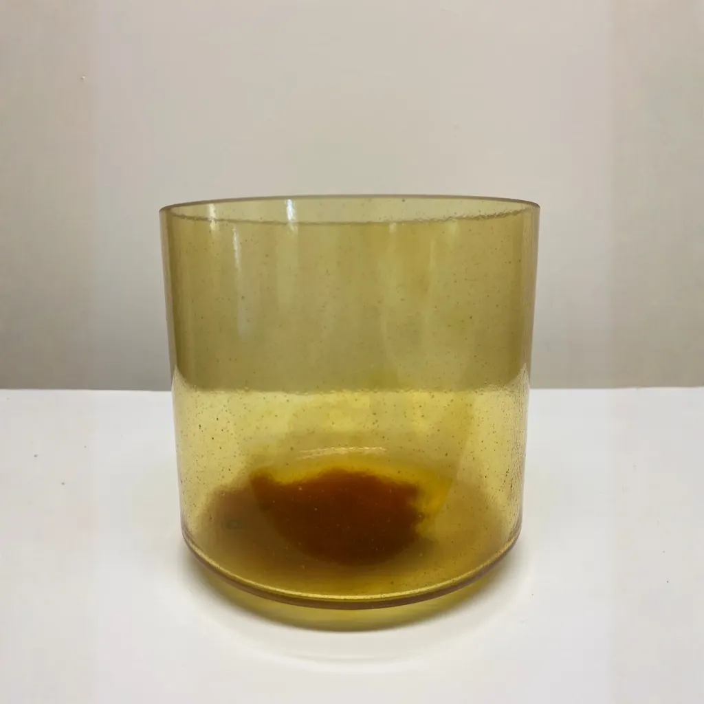 [1332] Citrine Quartz Crystal Singing Bowl | 6.5" A Note (0) | #1332