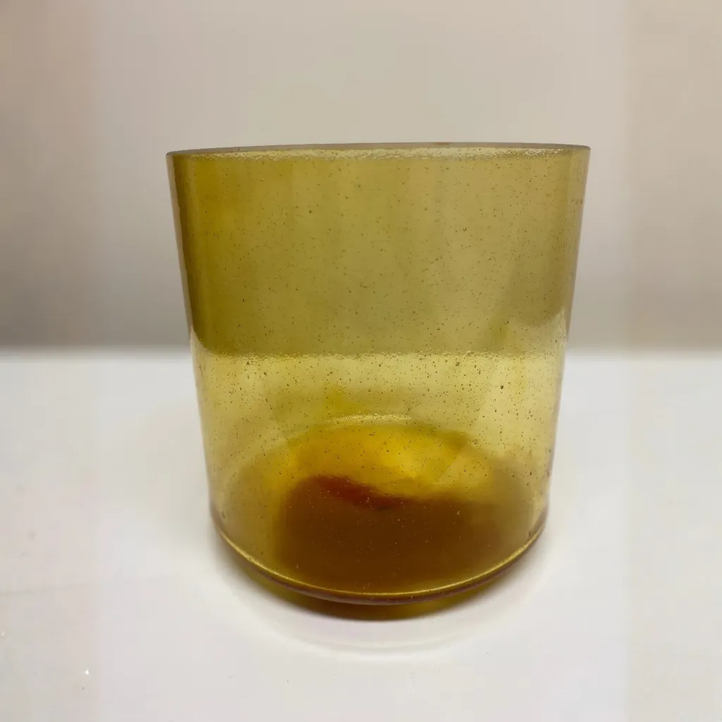 [1335] Citrine Quartz Crystal Singing Bowl | 6.5" A Note | A=432 Tuning | #1335