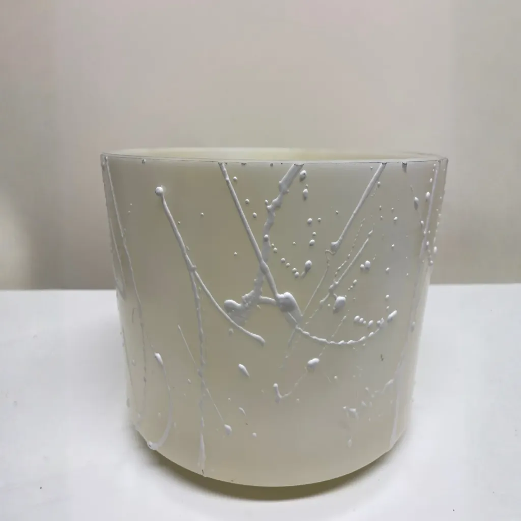 [1794] Devalite Quartz Crystal Singing Bowl | 8" C# Note (+15) | C=528 Tuning | #1794