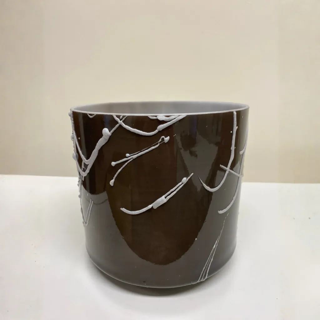 [1880] Stibnite Quartz Crystal Singing Bowl | 8" C# Note (+25) | C=528 Tuning | #1880