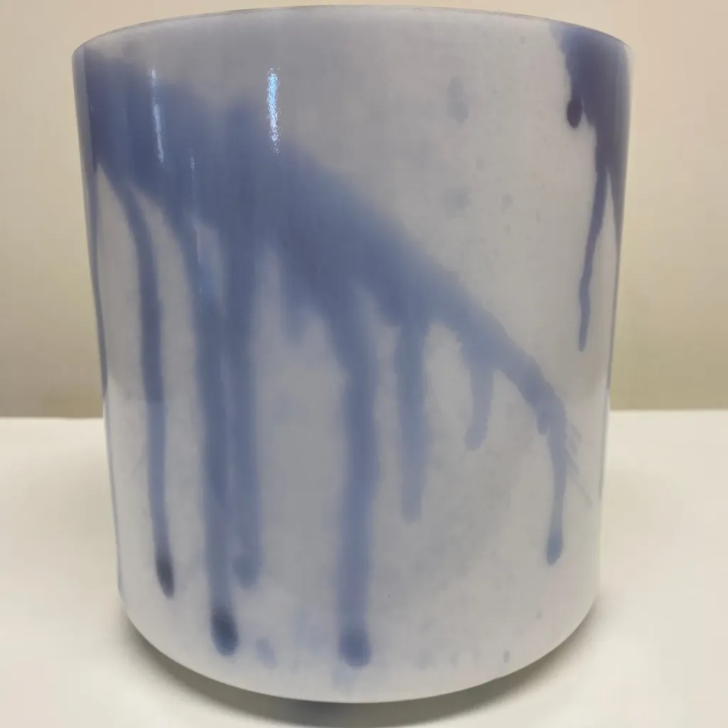 Lavender Quartz Crystal Singing Bowl | 9" B Note (-16) | A=432 Tuning | #660