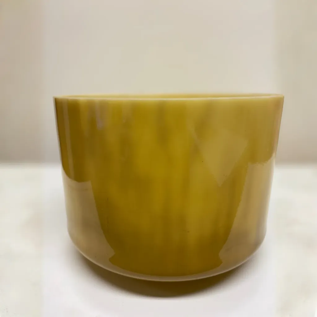 [1193] Pyrite Quartz Crystal Singing Bowl | 9" C Note (+5) | #1193
