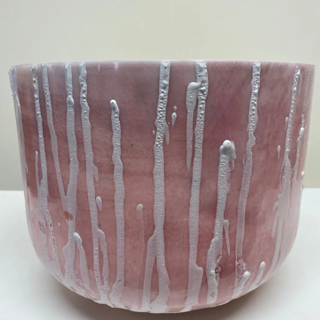 [1560] Cobalt Calcite Quartz Crystal Singing Bowl | 10" A Note (+40) | C=528 Tuning | #1560