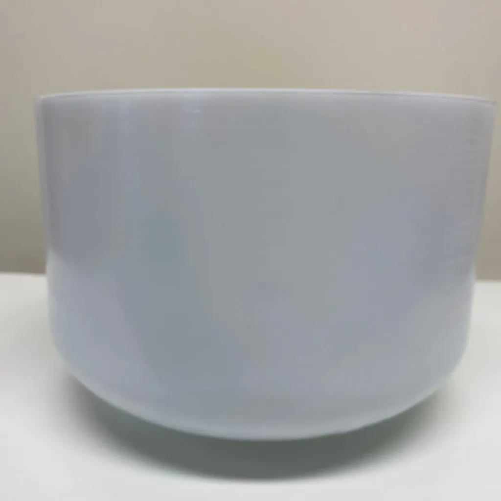 [1721] Moonstone Quartz Crystal Singing Bowl | 10" C# Note | A=432 Tuning | #1721
