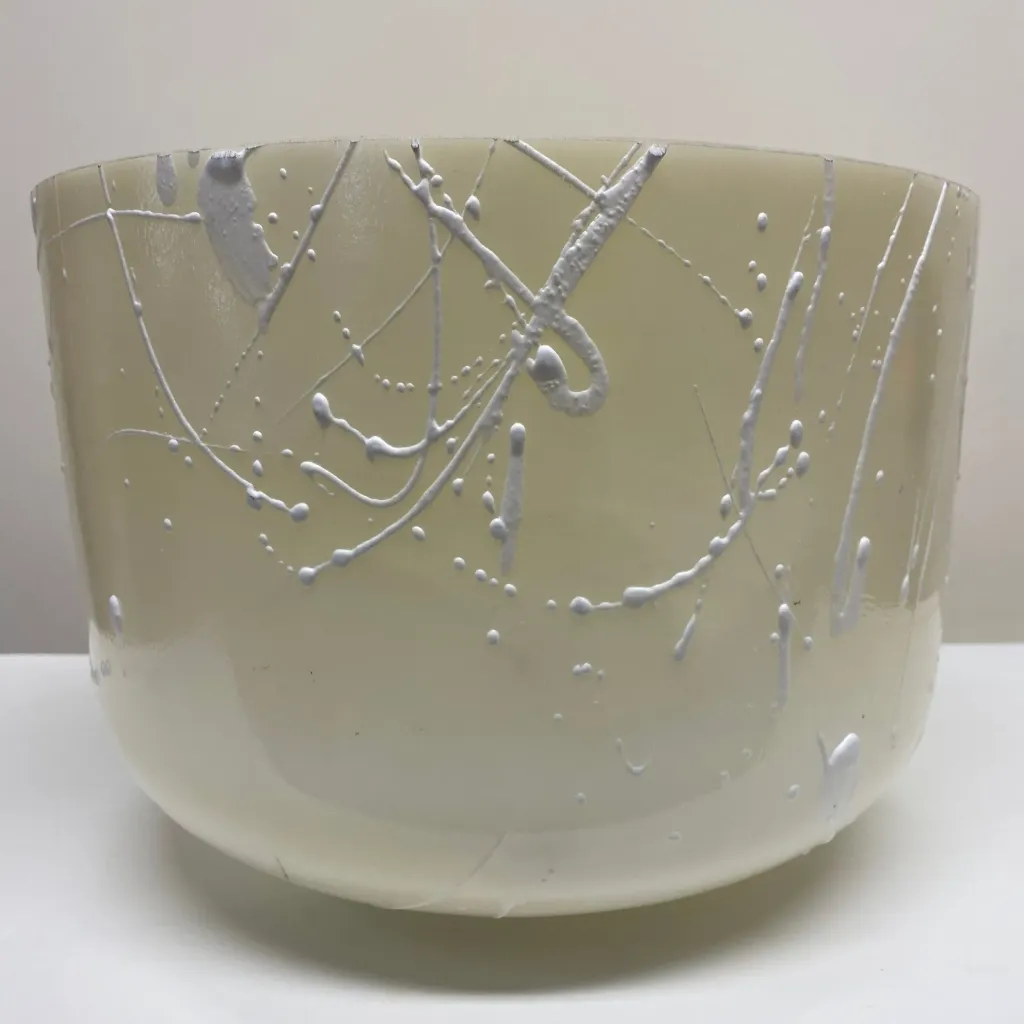 [1870] Devalite Quartz Crystal Singing Bowl | 12" G# Note | C=528 Tuning | #1870